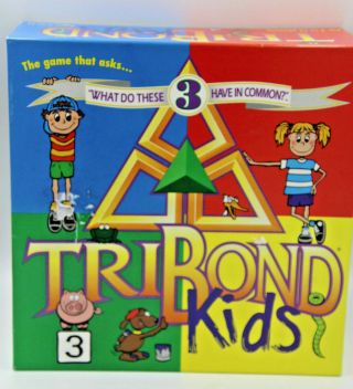 Vintage 1993 Tri Bond For Kids Board Game Complete