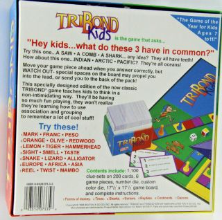 Vintage 1993 Tri Bond for Kids Board Game Complete 2