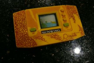 Sunwing Pirate Lcd Vintage Electronic Handheld Video Game And Watch ✨tested✨