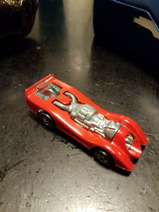 Mattel Hot Wheels Red Enamel Jet Threat Car,  1970 Rare
