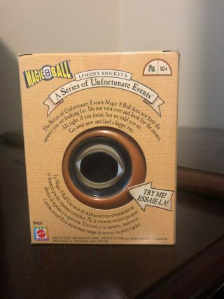 Magic 8 Ball: Lemony Snicket ' s A series of Unfortunate Events 3