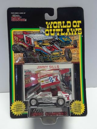 1993 Racing Champions 7 Jimmy Sills 1/64 Sprint Car