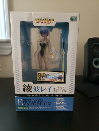 Neon Genesis Evangelion: Rei Ayanami " Race Queen " Comiccon Pvc Statue