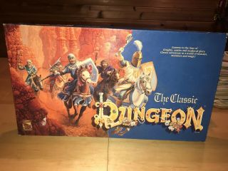 The Classic Dungeon Board Game (1992 Tsr) 99 Complete Missing 1 Figure