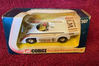 Corgi 397 - Can - Am Porsche Audi 917 - 10 Race Car.  1973 Mettoy Co.