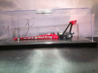 Kenny Bernstein Dragster Bud King “signed” Budweiser Car Action Collectibles