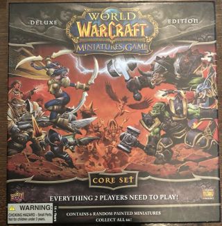 World Of Warcraft Miniatures Core Set Board Game - Deluxe Edition
