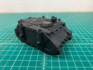 Chaos Space Marine Rhino,  Assembled,  Partially Painted