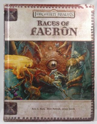 Races Of Faerun Forgotten Realms Dungeons & Dragons 3rd Edition