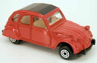 Citroën Citroen 2cv Red Mc Toy 1/64 Scale Diecast