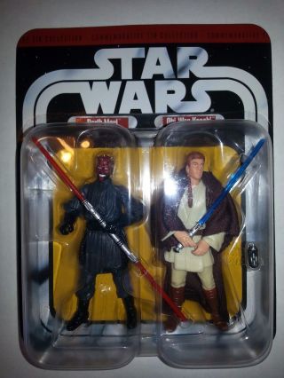Star Wars Commemorative Tin Set: Darth Maul & Obi - Wan Kenobi
