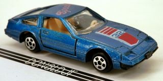 Vintage Nissan Fairlady Z 300zx Datsun Blue " Speed " 1980s Z31 1/64 Diecast Hk