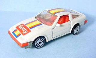 1985 Mattel Hot Wheels Nissan 300zx W Getty Tampo Promo Car Opening Doors