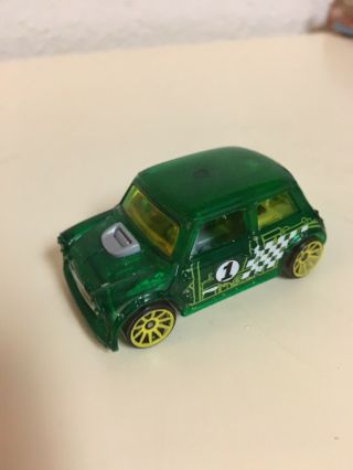 Hot Wheels Mini Cooper Pop Off X - Ray Green 5 Pack Exclusive Loose