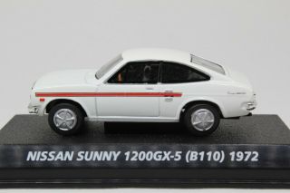 9646 Konami 1/64 Nissan Sunny 1200 Gx - 5 (b110) White No - Box Tracking Number