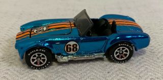 Hot Wheels Classics Series 2 Shelby Cobra 427 S/c Chrome Blue 68