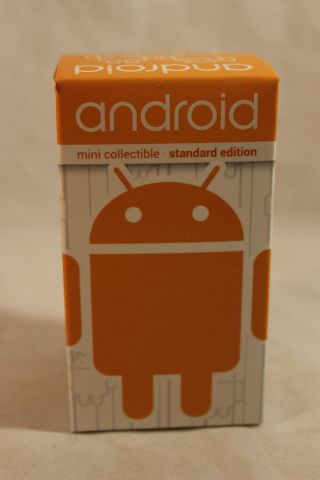Android Mini Figure Orange Standard Andrew Bell Dyzplastic