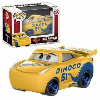 Funko Pop Disney Pixar Cars 3: Cruz Ramirez Vinyl Fig 284 - Great Gift Idea