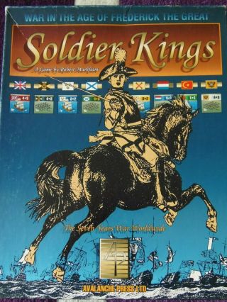 Soldier Kings War In The Age Of Frederick The Great By Avalanche Press Ltd