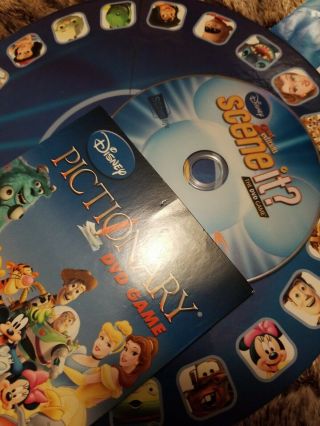 Disney Scene It 2nd Edition DVD Game Mattel 2007 Pixar 100 Complete 4