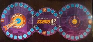 Friends Scene It? DVD Trivia Game 2005 Mattel 100 Complete 2