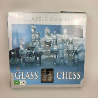 Cardinal Classic Games Glass Chess Set