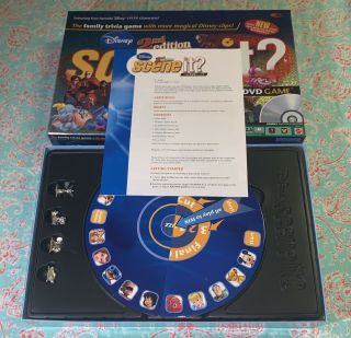 Disney Scene It? 2nd Edition The DVD Game - Very Good Complete Pixar Board 2