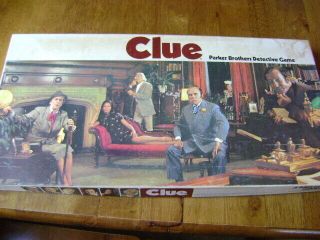 Vintage 1972 Parker Brothers " Clue " Detective Game