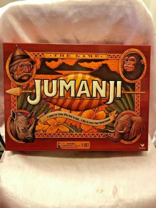 Jumanji Box Board Game Full Sized Cardinal 2017 Edition,