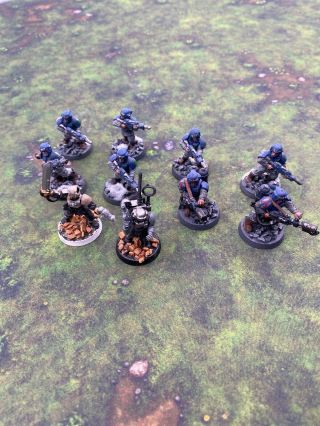 Warhammer 40k Imperial Guard/astra Militarum Cadian Shock Troops K3