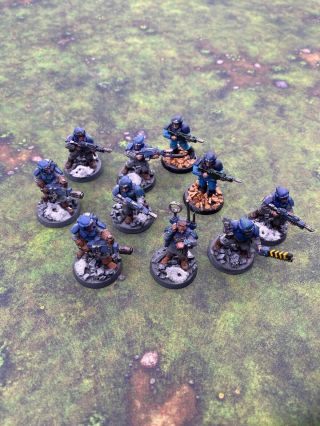 Warhammer 40k Imperial Guard/astra Militarum Cadian Shock Troops K9