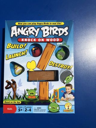 Angry Birds Knock On Wood Game - Complete
