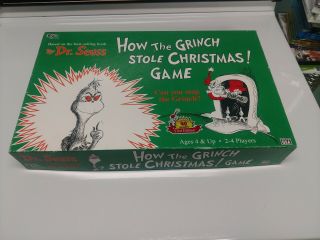 How The Grinch Stole Christmas Dr.  Seuss First Edition Board Game1997