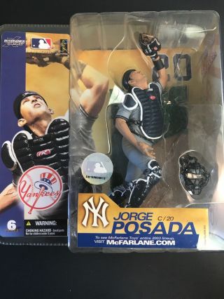 Mcfarlane 2003 Jorge Posada York Yankees Mlb Series 6