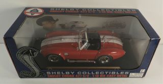 1/18 Shelby Collectibles 427 Cobra S/c Red With White Stripes