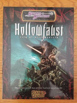 Hollowfaust: City Of Necromancers Sword & Sorcery D&d 3rd Edition D20