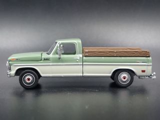 1969 Ford Ranger F100 Long Bed Pickup Truck Farm Ranch Hitch 1/64 Diecast Model