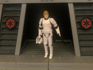 Loose Star Wars Tlc " A Hope " Luke Skywalker In Stormtrooper Outfit