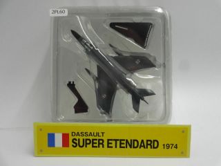 Del Prado Dassault Etendard 1/114 Scale War Aircraft Diecast Display 60