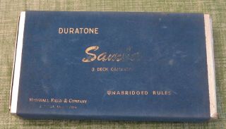 Vintage Samba Duratone 3 Deck Canasta Arrco Marshall Fields Playing Cards