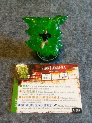 Horror Clix The Lab Giant Amoeba 087 With Card