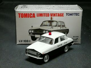T60 Tomica Limited Vintage Lv - 103a Isuzu Bellett Police Car