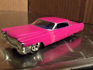 1963 Cadillac Coupe Deville Hot Wheels Hard Rock Cafe Car 1/64 Damage To Paint