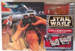 Lukes Binoculars Yavin Rebel Base Star Wars Micro Machine Play Set Figures Droid