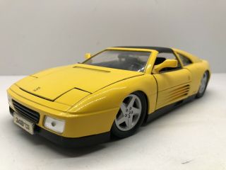 Maisto 1990 " Ferrari 348 Ts " Yellow 1:18 (special Edition) Diecast Car