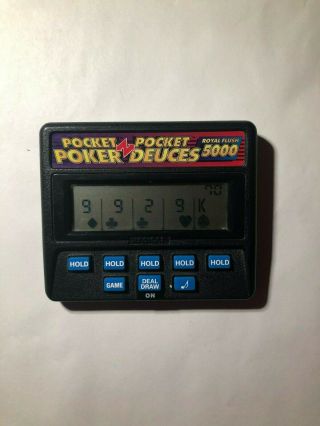 Radica Pocket Poker Deuces Royal Flush 5000 Game Model 1314