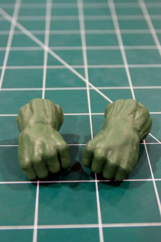Custom Resin Gamma Fists For 6in.  Scale Figure 1:12 Legends