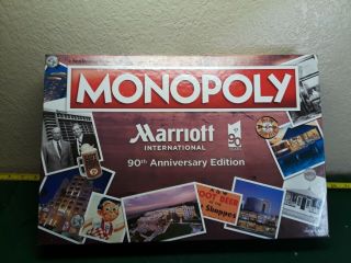 Marriott International Monopoly Board Game 90th Anniversary,  Pre - Owned,  Complete