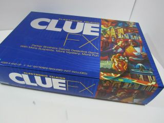 2003 Parker Bros.  Electronic Talking Clue Fx Board Game Complete