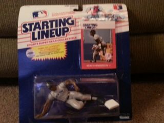 Rickey Henderson 1988 Starting Lineup York Yankees In Package